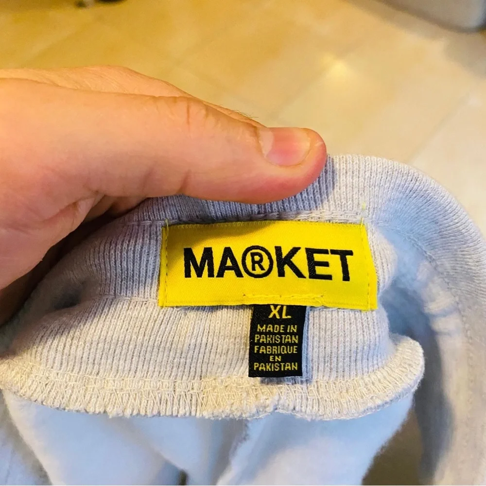 Chinatown market rare graphic gray grey loose fit sweatpants pants